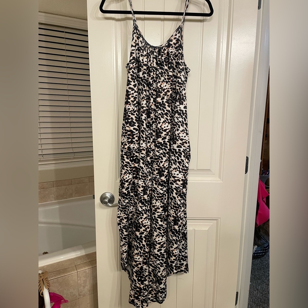 Leopard Print Jumpsuit